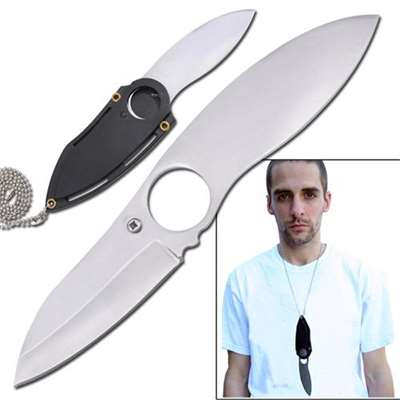 6.9 Inches Hidden Neck Boot Knife - Tophatter's Army Products & Self Defense Collectible Weapons - Tophatter Daily Deals